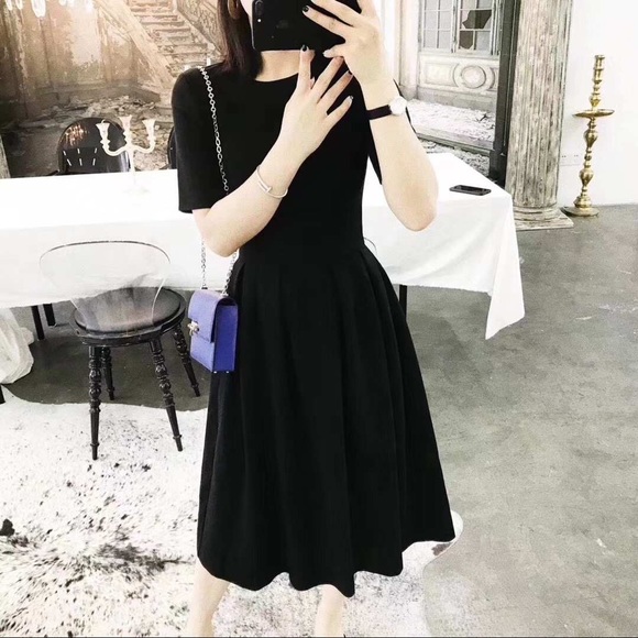 Semi formal Business Casual Black Dress - Picture 3 of 6